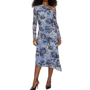 WHBM White House Black Market Off-The-Shoulder Floral Bodycon Midi Dress M - NWT